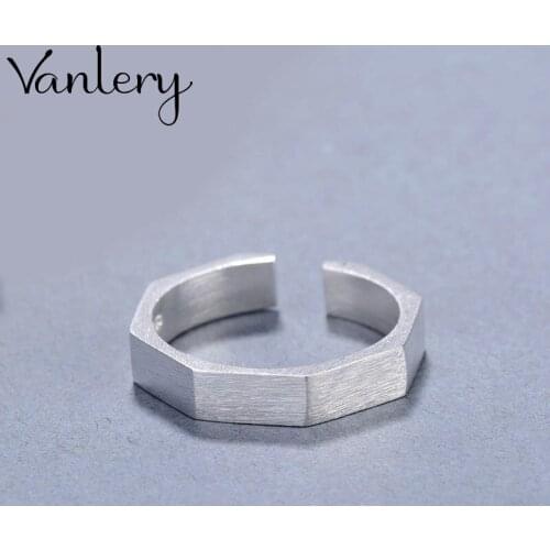 Charming Original Design Bohemian Hexagon Rings For Women Fashion Open Finger Rings Female Boho Jewelry 2021