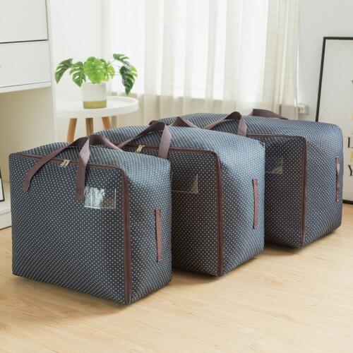 Oxford Cotton Quilt Storage Bag Quilt Storage Bag Luggage Organizer Suitcase Organizer Gadget Organizer Clothe Toys Zip Lock Bag