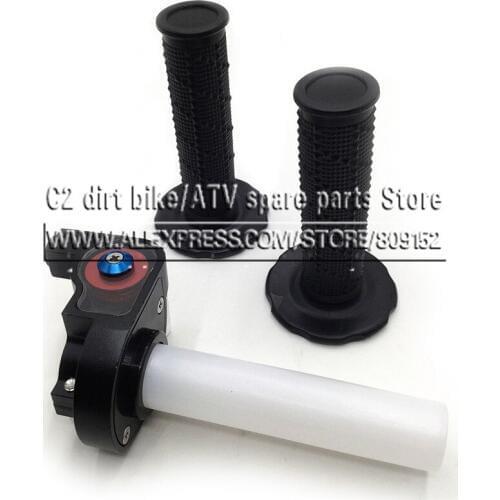 PIT PRO RACING Handle Grip Motorcycle 1/4 Quick Turn Throttle Dirt Pit Bike Motocross 7/8" Handlebar Hand Grips For KTM CRF KLX