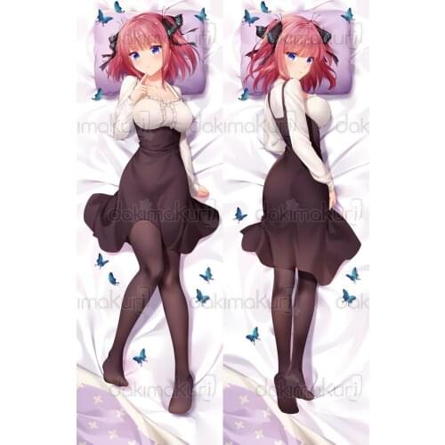 Dakimakura Anime Nakano Nino（5-toubun no Hanayome (The Quintessential Quintuplets)） Double-sided Print Life-size Body Pillow