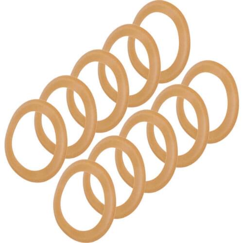 10PCs Rubber Piston Ring Air Compressor Piston Rings Insulated Pump Accessories for 550w Oil&8209 Free Silent Air Compressor