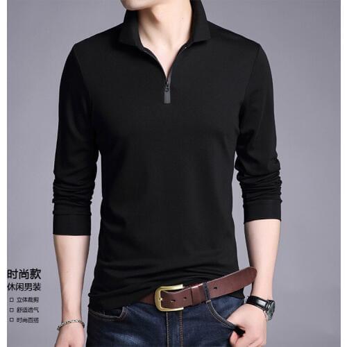 Mens Thin Long-sleeved sweater Solid Collor V Collar sweaters Autumn Brand Cotton clothes Men Casual Clothing Tops