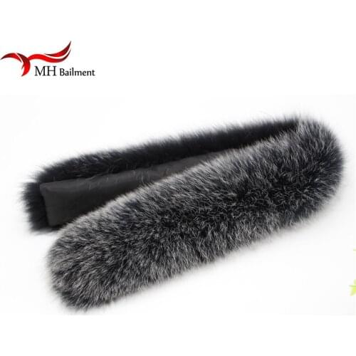 Real Fox Fur Collars Female Fur Square Collar Ring Scarf Women 100% Natural Genuine women Scarves Collar Accessories
