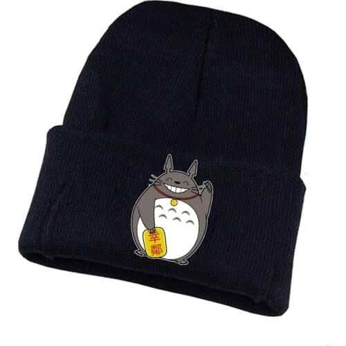 Anime Chinchilla lanigera Knitted hat Cosplay hat Unisex Print Adult Casual Cotton hat teenagers winter Knitted Cap