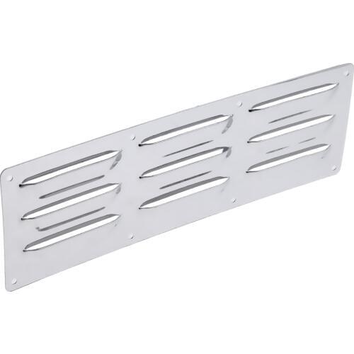 1 Pcs Boat 304 Stainless Steel Louver Vent Marine 9 Slots Rectangle Vent 10.2 x 3.4 Inch For Boat Marine Yacht Caravans RV Etc