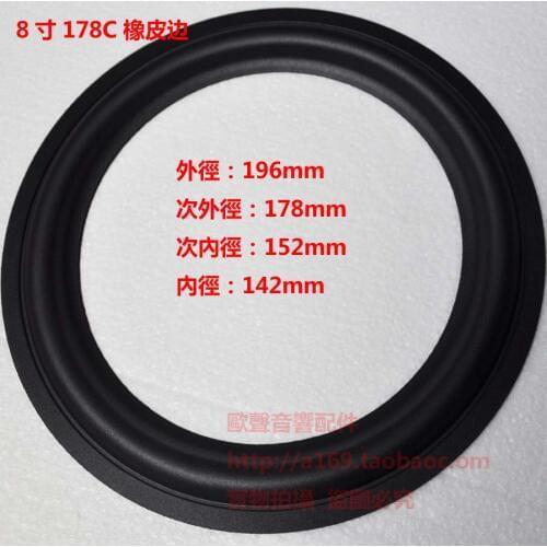 10 pcs 8 inch Repair woofer Foam Surrounds 142 152 178 196mm