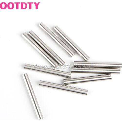 10Pcs 6*50mm PT100 DS18B20 Temperature Sensor Casing Pipes Protective Sleeve Drop Ship