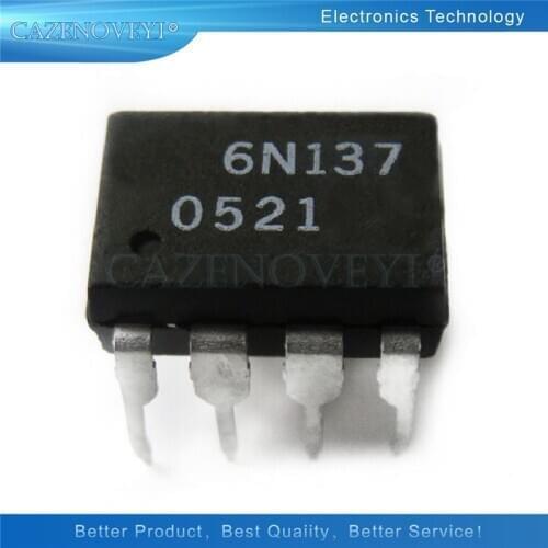 10pcs/lot 6N137 EL6N137 DIP8 DIP DIP-8 In Stock