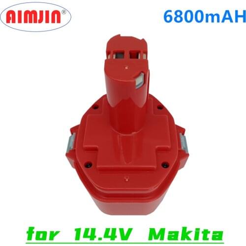 14.4V 6800mAh NI-CD Power Tool Battery for MAKITA 14.4V Battery PA14,1422,1420,192600-1, 6281D,6280D Free Shipping