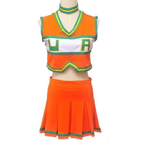 2018 Anime My Hero Academia Asui Tsuyu Boku no Hero Academia Cosplay costume Cheerleading uniform Customize