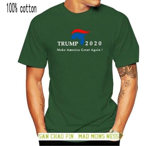 2020 MAKE AMERICA GREAT AGAIN glow in the dark T-SHIRT 100% cotton men T shirt Women Tops tee