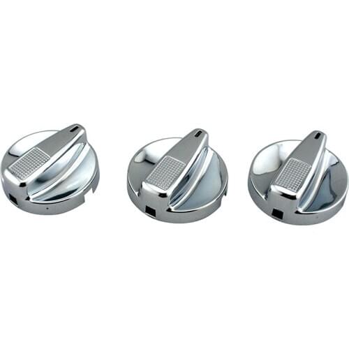 3pcs chrome air switch button cover for seat Ibiza cordoba tolodo VW Polo IV Golf III MK3 Jetta Passat 96 T4 Skoda fellicia