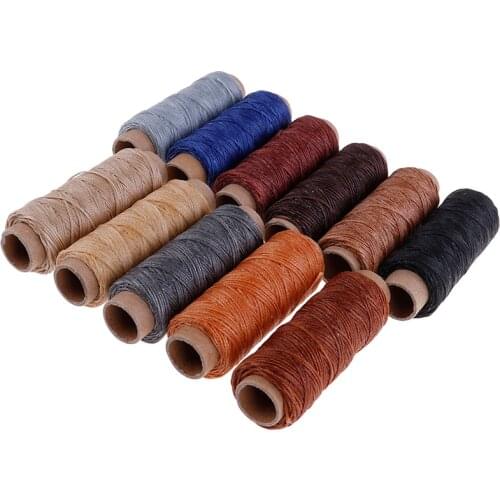 50m/Roll Waxed Sewing Thread For Leather Shoe Hand Stitching Crafts Tool Hand Stitching DIY Leather Sewing Thread