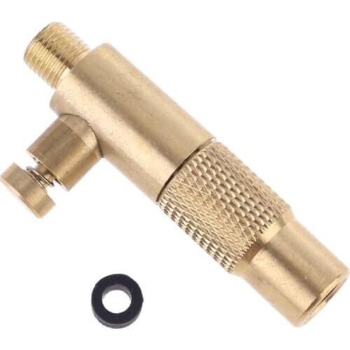 Car Tire Inflator Standard Fine Thread Air Compressor Pump Connector w Deflation A9LB