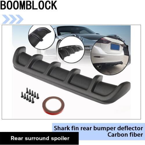 Auto Car Rear Bumper Chassis Shark Deflector Stickers For Renault Megane 2 3 Duster Captur Chevrolet Cruze Aveo 2018 Accessories