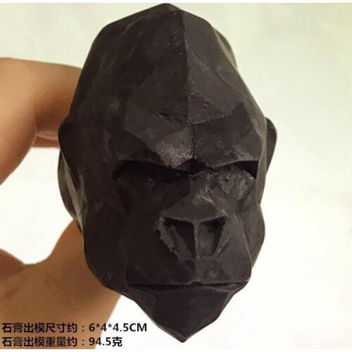 C1105 Chimpanzee Aromatherapy Gypsum Decoration Candle Mold Handmade Soap Mould silicone diy
