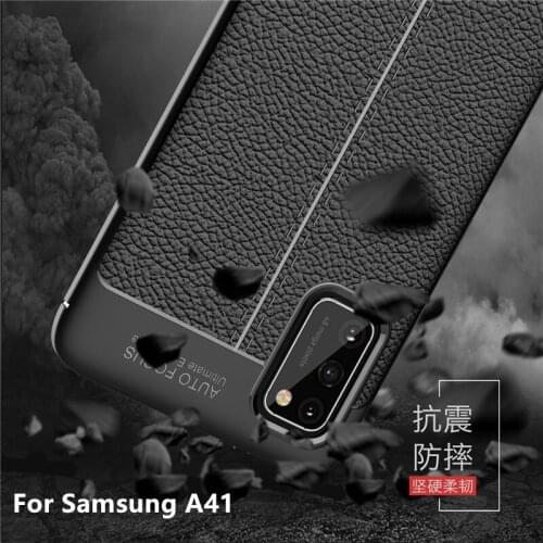 For Samsung Galaxy A41 Case For Samsung A41 Capas Bumper Leather For Fundas Samsung A11 A31 M31 M21 A51 A71 S20 Ultra A41 Cover