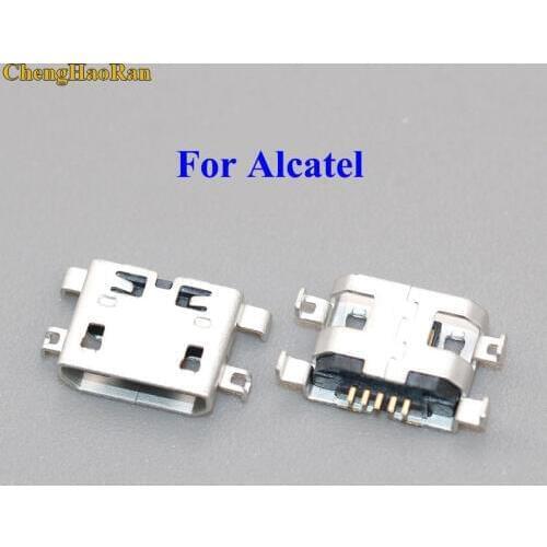 ChengHaoRan 50pcs For Alcatel One Touch POP C7 Dual 7041D 7040 7041 OT7040 OT7041 micro usb charging connector plug socket port