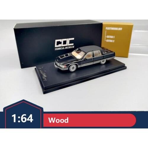 GOC 1 64 Cadillac Wood 1993 steering wheel linkage four-wheel shock absorber alloy car model