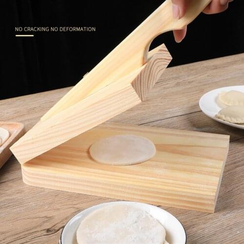 Dough Pressing Tool Dough Presser Wooden Dumpling Skin Dough Presser Household Baking Pastry Tool Kitchen Supplies
