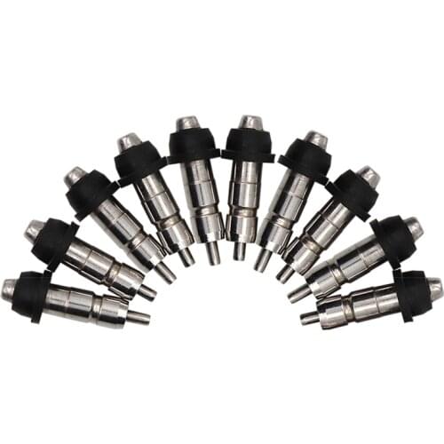 10 Pcs Poultry Chicken Nipple Drinker Stainless Steel Chicken Duck Quail Pigeon Waterer Nipple Poultry Farming Feeding Tools