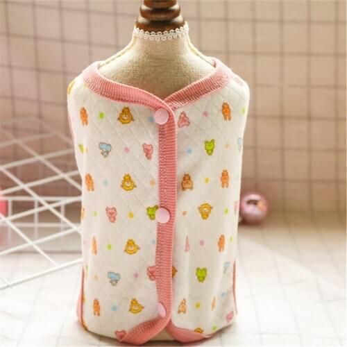 Lovely Colorful Animal Printed Pattern Cat Dog Jumpsuit Summer Spring Dog T-Shirt Pet Soft Breathable Small Medium Dog Clothes