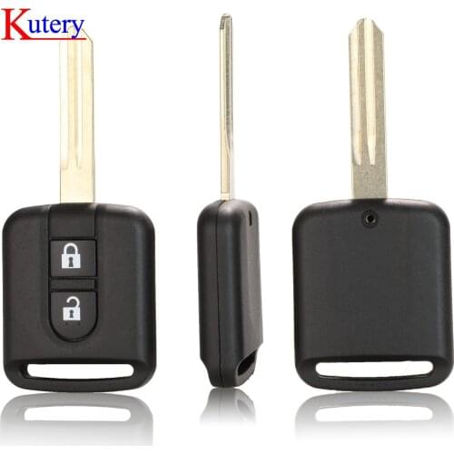 Kutery 10pcs key case shell for NISSAN Cabstar F24M Micra K12 Navara D40M Note E11 NV200 M20M Patrol Y61 Qashqai J10