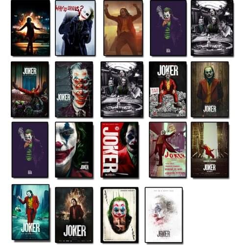 Abstract Clown Movie Canvas Painting Poster Put on A Happy Face and Prints Modular Picture Wall Art Bedroom Decoration
