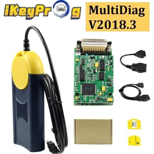 OBD2 Scanner v2018.3 Multi-Diag Multi diag J2534 Access Pass-Thru OBD2 Device Multi-Diag Auto Diagnostic Tool