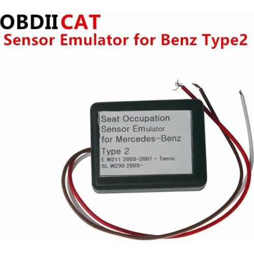 OBDIICAT-10PCS Se--at Occupancy Occupation Sensor SRS Emulator for Mer--cedes-Be--nz Type 2