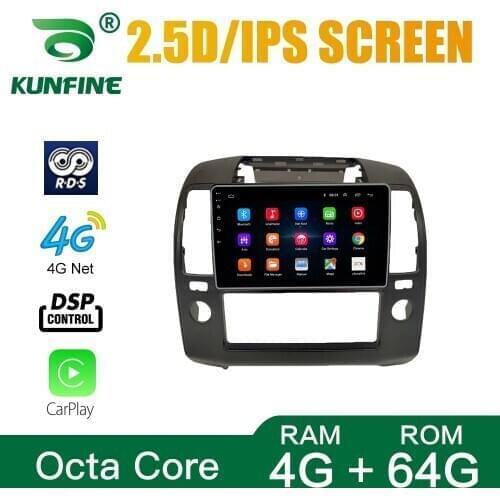 OctaCoreAndroid10.0 Car DVD GPS Navigation Player Deckless Car Stereo for Nissan Navara 2006-2012 Radio headunit WIFI