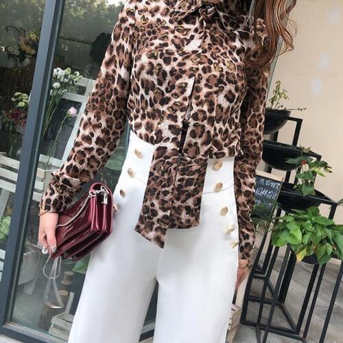 OL Style Wide Leg Pants Women Straight Slim 2020 New High Waist Flare Trousers High Street Office Ladies Loose Black White Pants