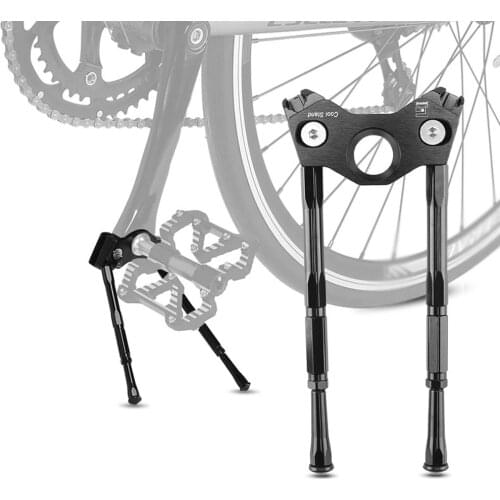 Bicycle Stand Pedal Support Bracket Mountain Bike Footrest Road Adjustable Crank Adjustable MTB Road Kickstand Parking Rack Part