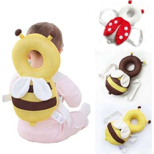 Toddler Headrest Pillows Cartoon Baby Head Protection Infant Cute Wings Anti Crash Pad Style