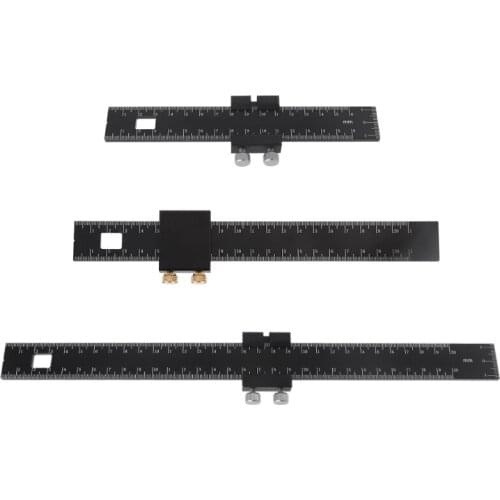 Professional Woodworking T Track Ruler High-precision Marking Ruler