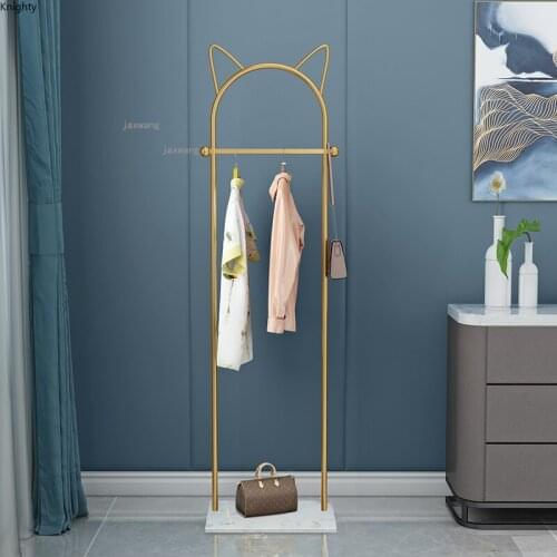 Nordic Living Room Dressing Room Coat Racks Household Furniture Hotel Floor Hangers Simple Bathroom Bedroom Hanging Clothes Rack