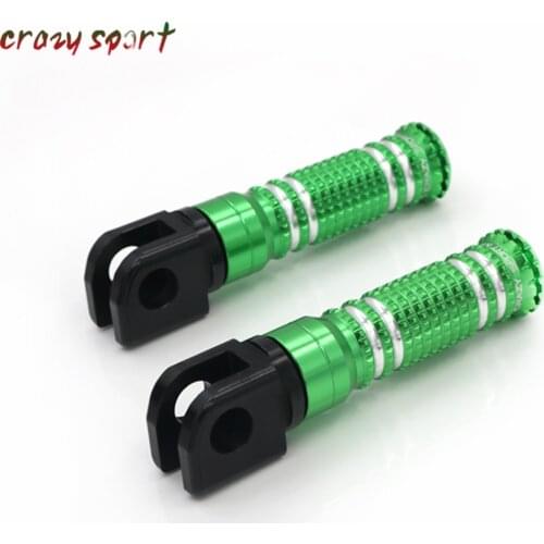 Front Foot Pegs Footrest Adapter For KAWASAKI Z300 Z125 PRO Z750 Z1000 Z1000SX Z250 Foot Rest Rider Footpegs Rests Pedal