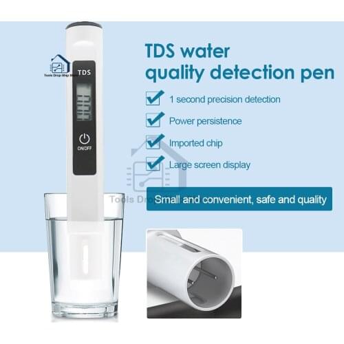 TDS-M3 Water pen 3V Detection Portable Pools Digital Water Quality Monitor Multifunctional Water Purity Temperature Meter