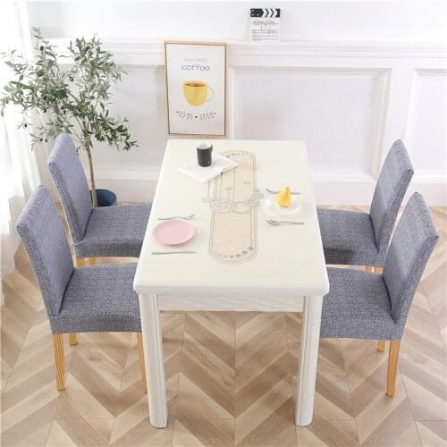 Universal Antifouling Spandex Chair Cover for Home New Stretch Elastic Slipcovers Chair Seat Covers For Dining Room Home Decor