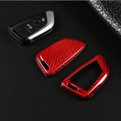 Key Shell Protective Wear-resistant Carbon Fiber Anti-scratch Car Key Cover for BMW X1 Accessories
