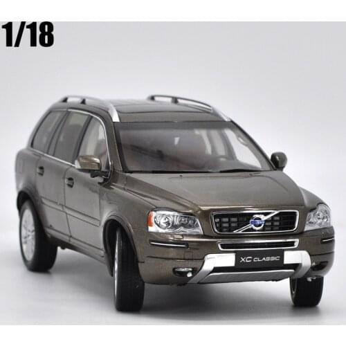 1:18 Classic XC90 SUV Alloy Diecast Model Brown Car Miniature Collection Boy Gifts Original Box Free Shipping