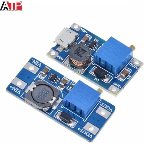 1PCS Great IT MT3608 2A Max DC-DC Step Up Power Module Booster Power Module 3-5V to 5V/9V/12V/24V