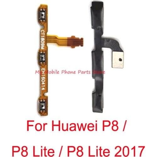 10 PCS Power & Volume Side Buttons Key Flex Cable For Huawei P8 Lite 2017 P8lite Volume Power ON OFF Switch Flex Cable