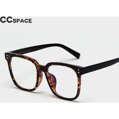 49462 Large Frame Square Plastic Titanium Glasses Frame for Men and Women Optical Fashion Computer Eyeglasses Trend Flat Mirror