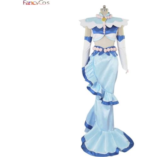 Anime Go Princess PreCure Cure Minami Kaido Cure Mermaid Princess Dress Costume Cosplay Go Princess Pretty Cure Halloween Girl