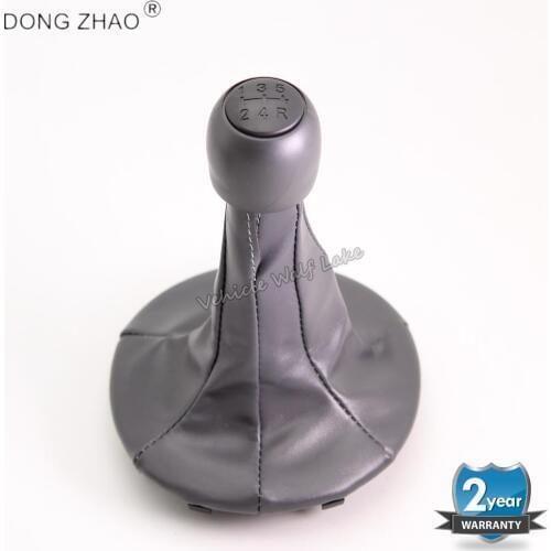 For Fiat Panda 2003 2004 2005 2006 2007 2008 2009 2010 2011 car-styling 5 Speed Gear Stick Shift Knob With Leather Boot