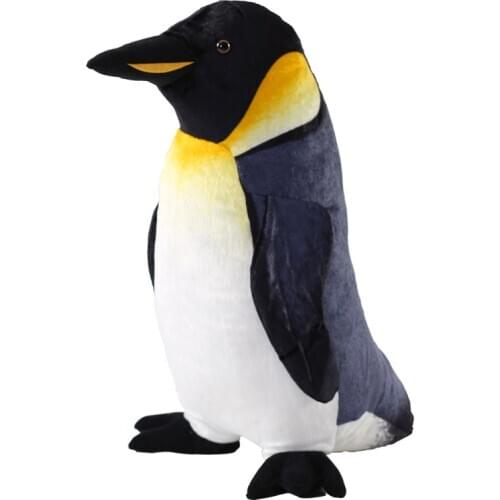 Dorimytrader 22'' / 55cm Giant Lovely Stuffed Soft Plush Emulational Animal Penguin Toy Present for Kids Free Shipping DY60797