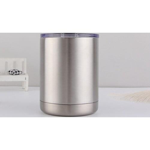 Double Layer 304Stainless Steel Coffee Cup Office Coffee Cup With Lid Coffee Mug Insulated Coffee Cup Car Ice Bar Beer Mug