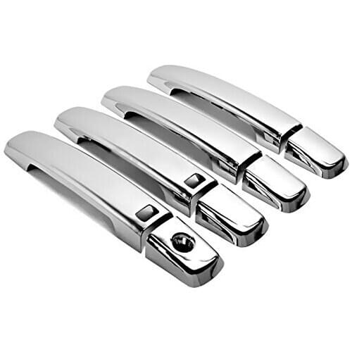 Chrome 4 Doors Handle Cover with smart keyhole for Nissan 07-12 Sentra Altima / 04-08 Maxima / Frontier 05 -12