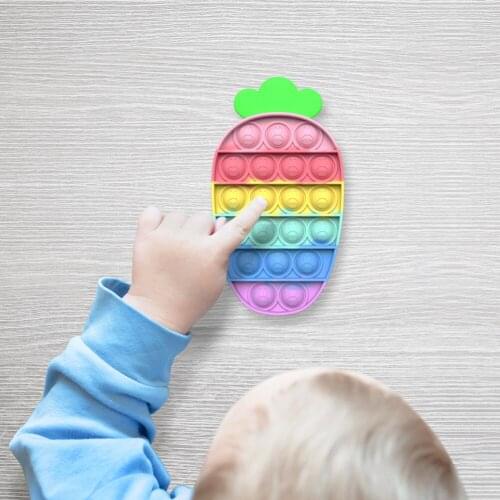 Push Bubble Interactive Relaxing Game Toys Special Needs Puzzle Kids Adults Children Sensory Push Bubble Fidget Toys